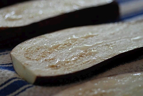 SaltedEggplantslices